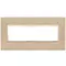 Vimar - 21657.32 - Plaque 7M bois rouvre blanc