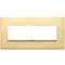 Vimar - 21657.G10 - Placca 7M oro totale satinato