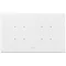 Vimar - 21667.41 - Plate 5MBS (2+blank+2)Corian glacier ice