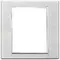 Vimar - 21668.02 - Plaque 8(4+4)M aluminium gris Next