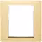 Vimar - 21668.10 - Placa 8(4+4)M aluminio oro satinado