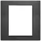 Vimar - 21668.18 - Plaque 8(4+4)M aluminium noir total