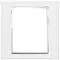 Vimar - 21668.41 - Plaque 8(4+4)M Corian blanc glacier ice