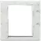 Vimar - 21668.51 - Plaque 8(4+4)M pierre blanc Carrara