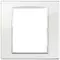 Vimar - 21668.70 - Placa 8(4+4)M cristal blanco diamante