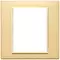 Vimar - 21668.G10 - Plate 8(4+4)M aluminium satin gold