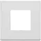 Vimar - 22642.01 - Plate 2M metal matt white