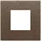 Vimar - 22642.12 - Plate 2M metal brushed dark bronze