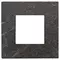 Vimar - 22642.53 - Plaque 2M grès marm. noir Marquina