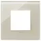 Vimar - 22642.72 - Plaque 2M verre blanc Canvas