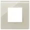 Vimar - 22642.72 - Placa 2M cristal blanco cáñamo