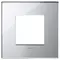 Vimar - 22642.75 - Plate 2M mirror glass ice silver