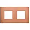 Vimar - 22643.86 - Plate 4M (2+2) 71mm brushed copper