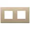 Vimar - 22643.88 - Plate 4M (2+2)x71mm metal satin gold