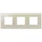 Vimar - 22644.72 - Plaque 6M (2+2+2)x71 crist.blanc Ca