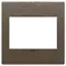 Vimar - 22648.12 - Plate 3M BS metal brushed dark bronze