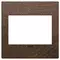 Vimar - 22648.32 - Plate 3M BS wood American walnut