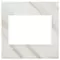 Vimar - 22648.51 - Plate 3M BS marbl.stonew.white Calacatta