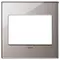 Vimar - 22648.76 - Plate 3M BS mirror glass shiny bronze