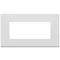 Vimar - 22649.01 - Plate 5M BS metal matt white