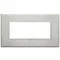 Vimar - 22649.11 - Plate 5M BS metal brushed nickel