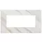 Vimar - 22649.51 - Plate 5MBS marbl.stonew.white Calacatta