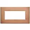 Vimar - 22649.86 - Placa 5M BS metal cobre cepillado