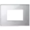 Vimar - 22653.75 - Plate 3M mirror glass ice silver