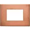 Vimar - 22653.86 - Placca 3M rame spazzolato