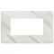 Vimar - 22654.51 - Placa 4M gres mármol blanco Calacatta