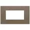 Vimar - 22654.52 - Placa 4M gres mármol Coffee brown