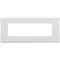 Vimar - 22657.01 - Plate 7M metal matt white