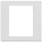 Vimar - 22668.01 - Plate 8M metal matt white