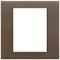 Vimar - 22668.12 - Plate 8M metal brushed dark bronze