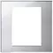 Vimar - 22668.75 - Placa 8M cristal espejo plata hielo