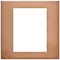 Vimar - 22668.86 - Plate 8M metal brushed copper