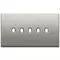 Vimar - 22679.5.11 - Plate 5Mx5 BS Vintage brushed nickel