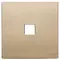 Vimar - 22682.1.88 - Placa 2Mx1 Flat oro satinado