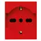 Vimar - 30210.R - Presa 2P+T 16A universale rosso