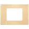 Vimar - 30653.70 - Placca 3M oro spazzolato