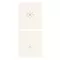 Vimar - 31480.RB - Due mezzi tasti 1M dimmer bianco