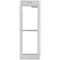 Vimar - 41132.04 - Supporto+cornice 2M Pixel grigio anod.