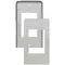 Vimar - 41135.04 - Adaptateur univ.supp.1M Pixel gris anod.