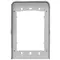 Vimar - 41141.04 - Cornice parapioggia 1M Pixel grigio anod