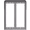 Vimar - 41144.02 - Pixel rainproof cover 4M(2x2) slate grey