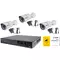 Vimar - 46550.413B - 4-channel AHD kit- 3Bullet FF cams 1080p