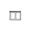 Vimar - 9221 - Cornice per 2 moduli 2x1 grigio luce