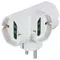 Vimar - RI.00316.B - Vert.S31 adaptor +3Universal outs white