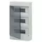 Vimar - V50436 - Coffret en saillie 36M IP40 +porte gris