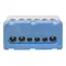 Vimar - V53552 - Terminal block 6 holes blue